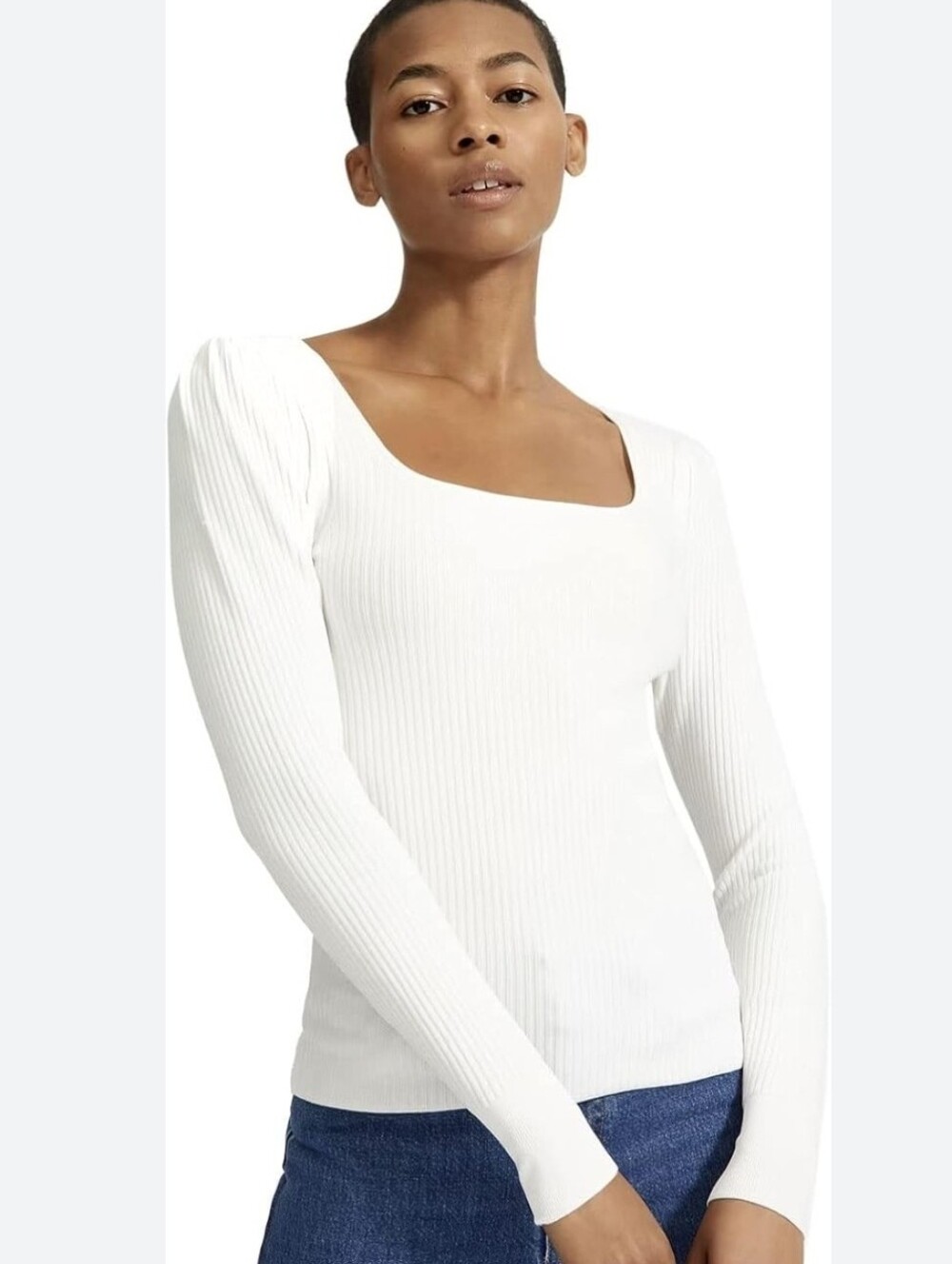 Everlane The Square Neck Sweater Nwot
